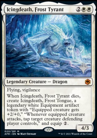 Icingdeath, Frost Tyrant (Promo Pack) [Dungeons & Dragons: Adventures in the Forgotten Realms Promos] Foil