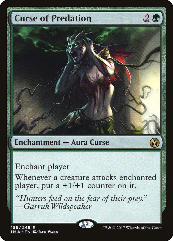 Curse of Predation [Iconic Masters] Foil