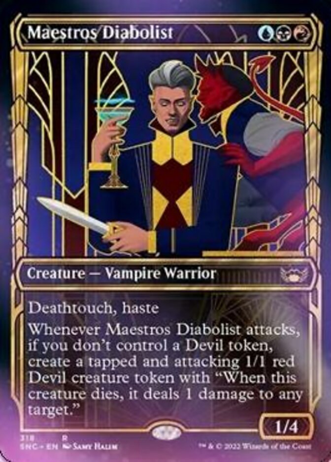 Maestros Diabolist (Showcase Golden Age) [Streets of New Capenna] Foil