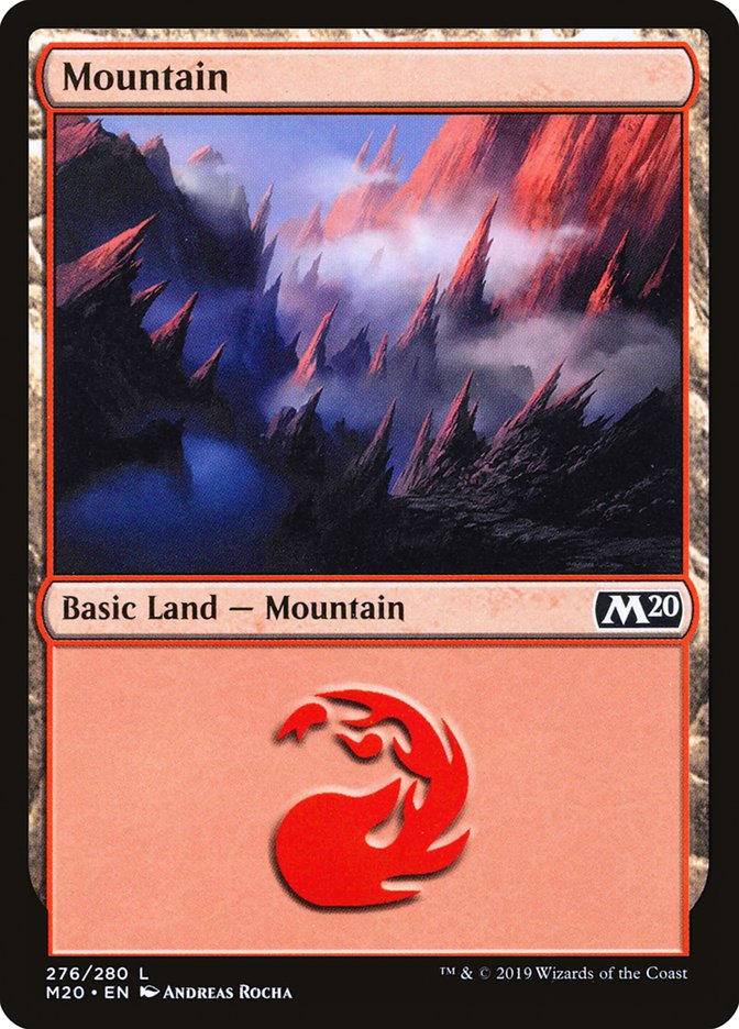 Mountain (276) [Core Set 2020] Foil