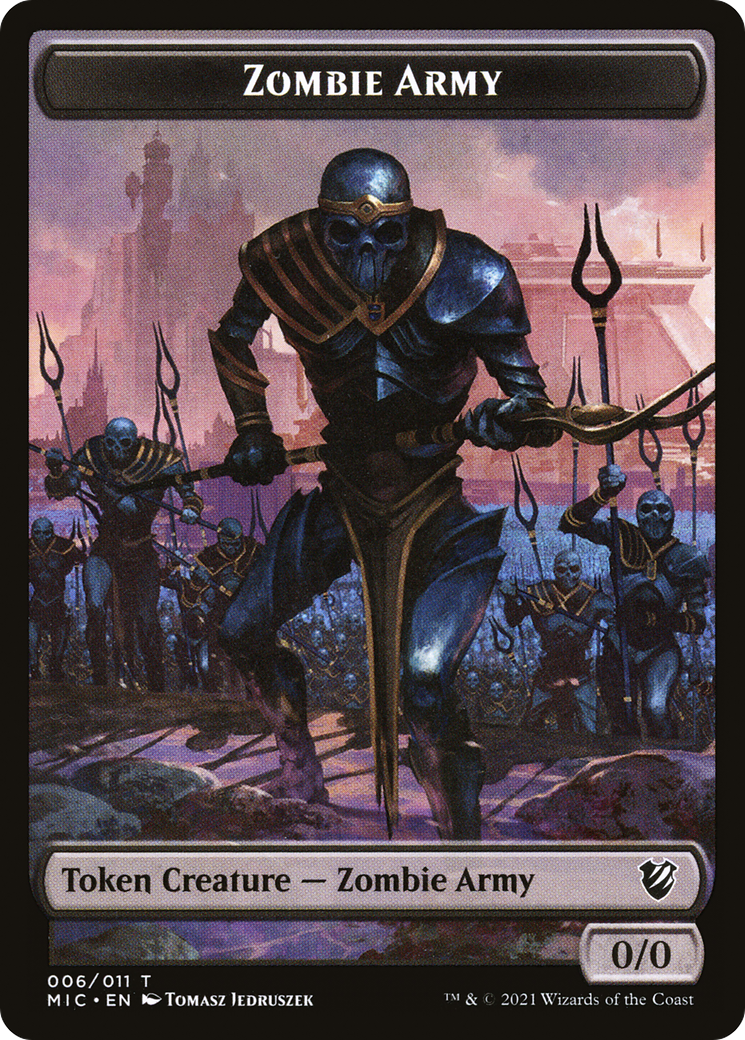 Zombie Army  [Midnight Hunt Commander Tokens]