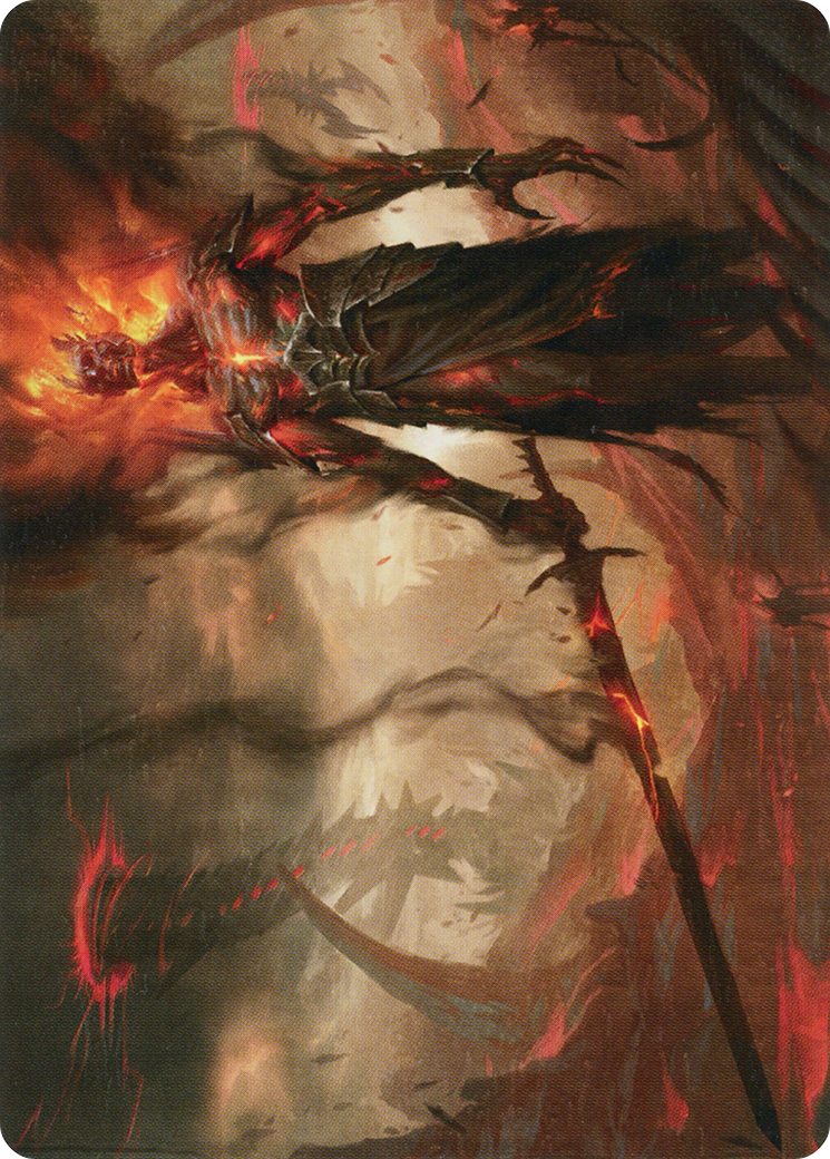 Ashen Reaper // Ashen Reaper  [March of the Machine Art Series] (Borderless) Foil