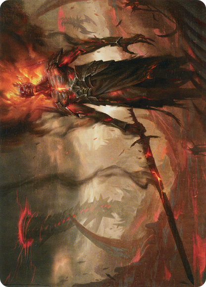 Ashen Reaper // Ashen Reaper  [March of the Machine Art Series] (Borderless) Foil
