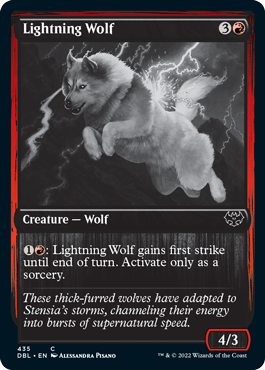 Lightning Wolf [Innistrad: Double Feature] Foil