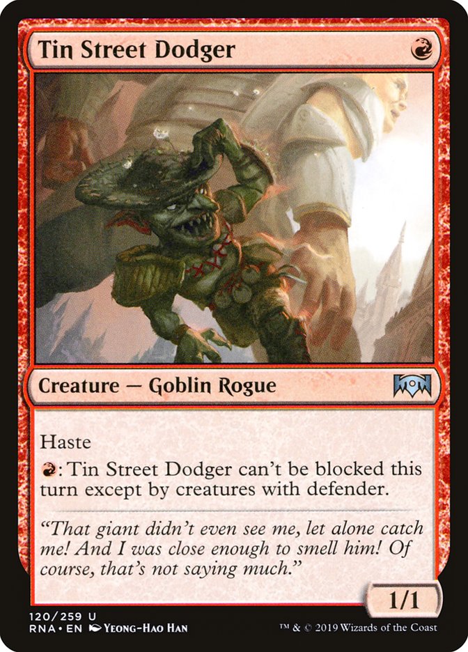 Tin Street Dodger [Ravnica Allegiance] Foil