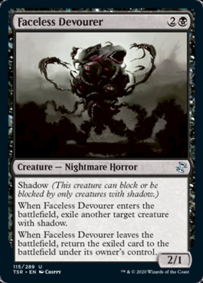 Faceless Devourer [Time Spiral Remastered] Foil