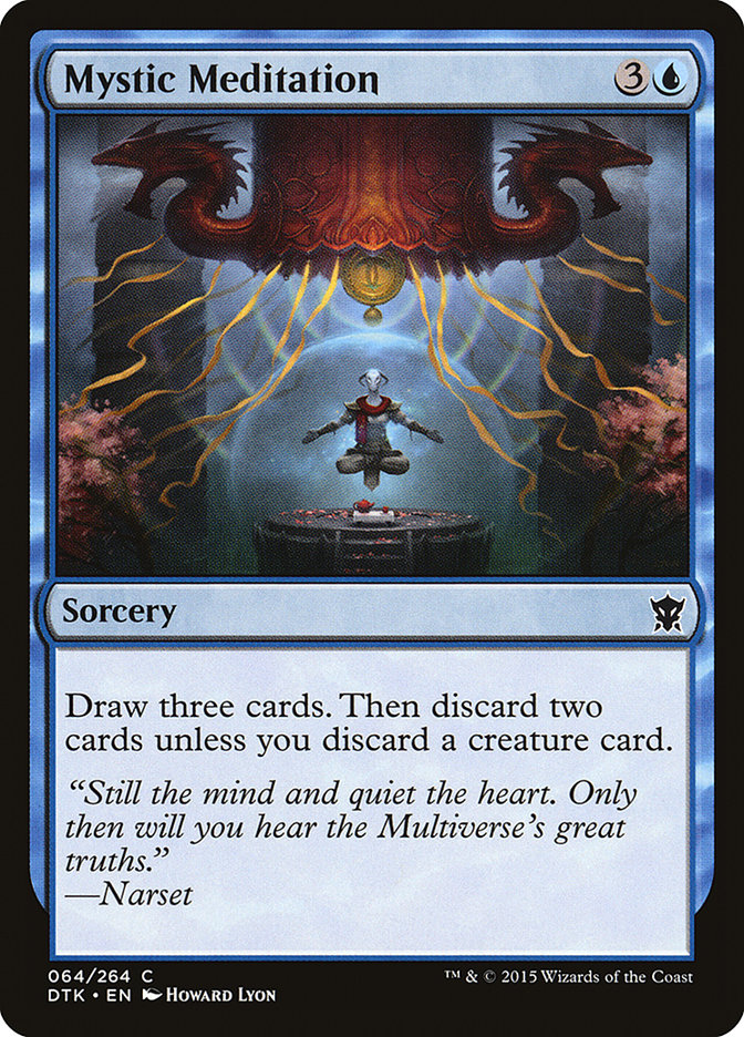 Mystic Meditation [Dragons of Tarkir] Foil