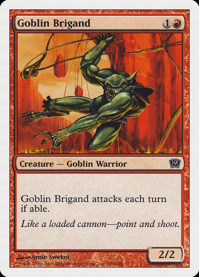 Goblin Brigand [Ninth Edition] Foil