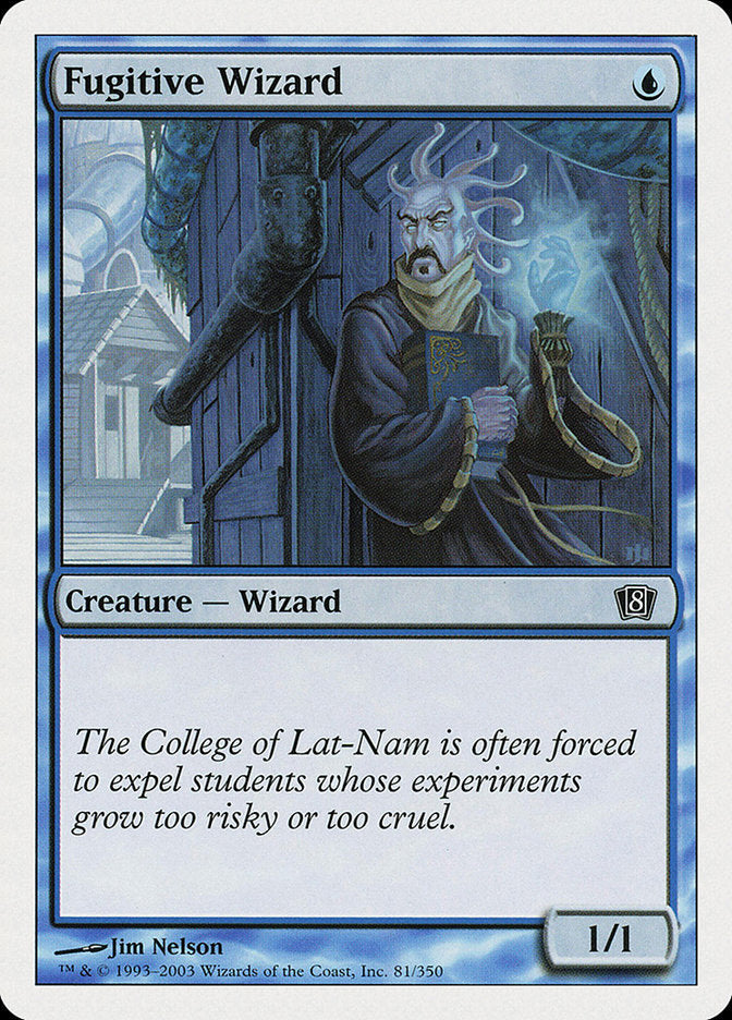 Fugitive Wizard [Eighth Edition] Foil