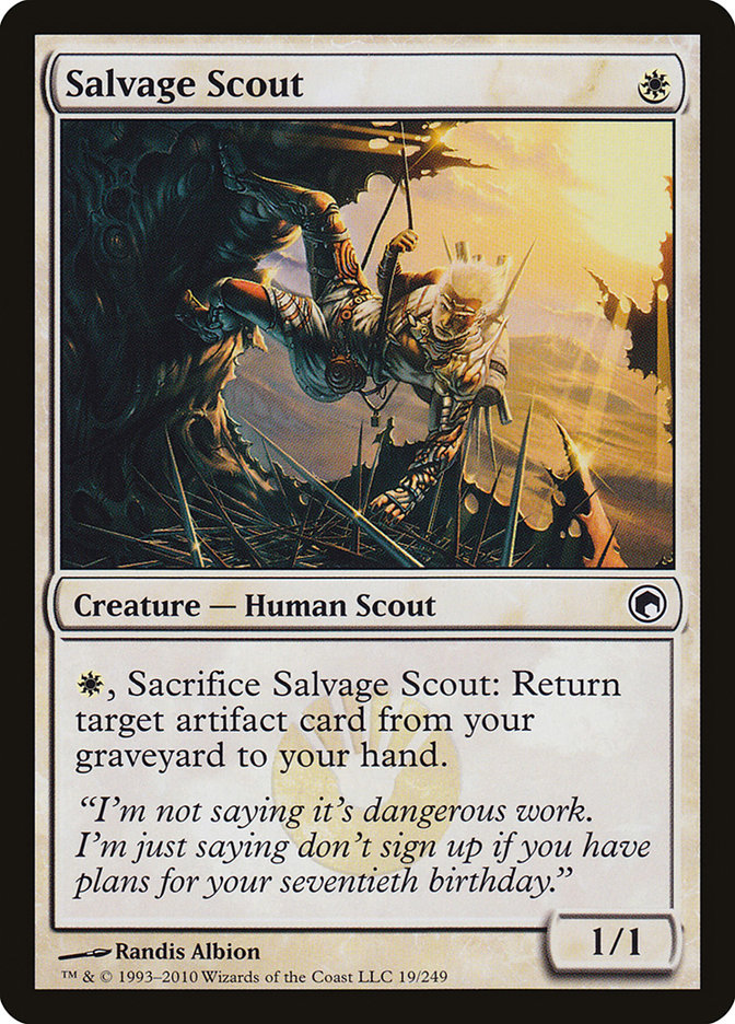 Salvage Scout [Scars of Mirrodin] Foil