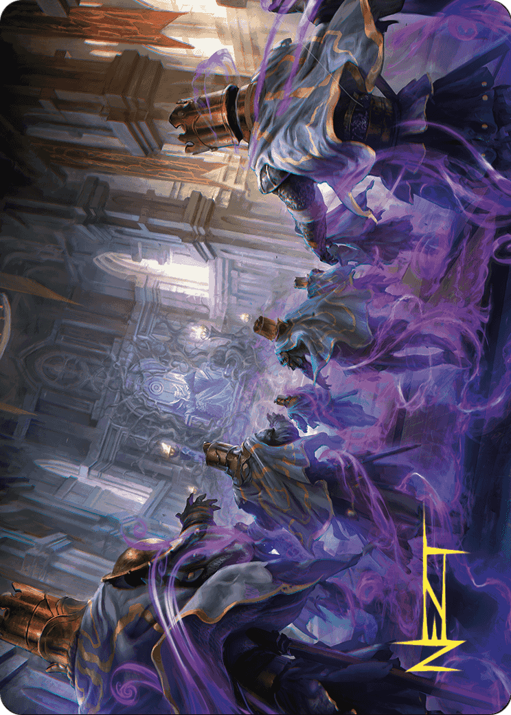 Eerie Interference // Eerie Interference  [Wilds of Eldraine Art Series] (Borderless)