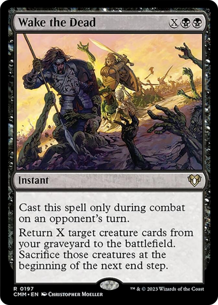 Wake the Dead [Commander Masters] Foil