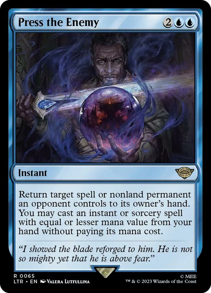 Press the Enemy [The Lord of the Rings: Tales of Middle-Earth] Foil
