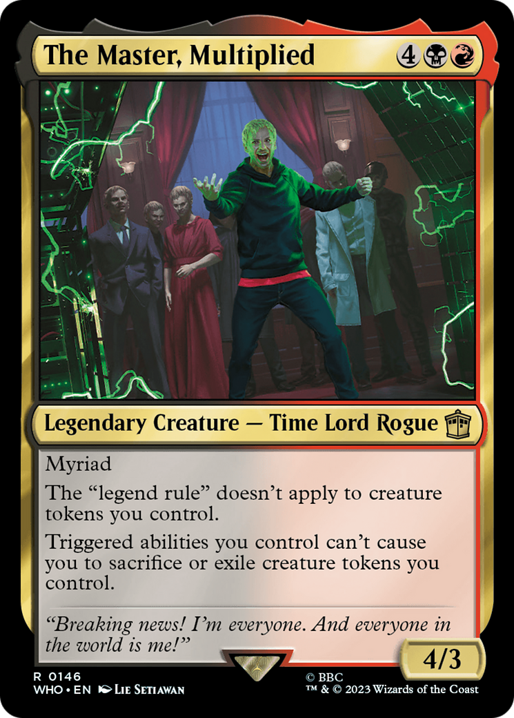 The Master, Multiplied [Doctor Who] Foil