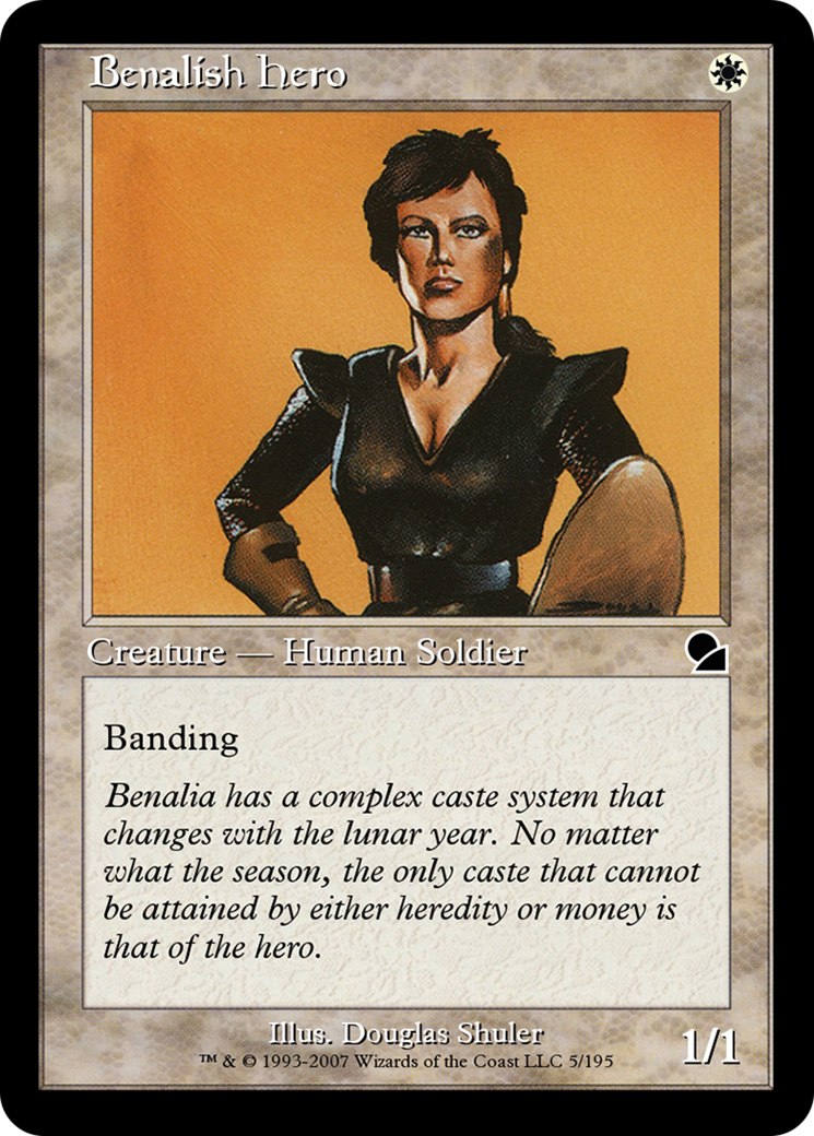 Benalish Hero  [Masters Edition] Foil