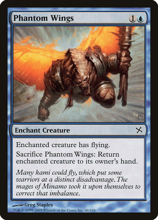 Phantom Wings [Betrayers of Kamigawa] Foil