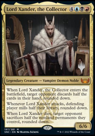 Lord Xander, the Collector (Promo Pack) [Streets of New Capenna Promos] Foil