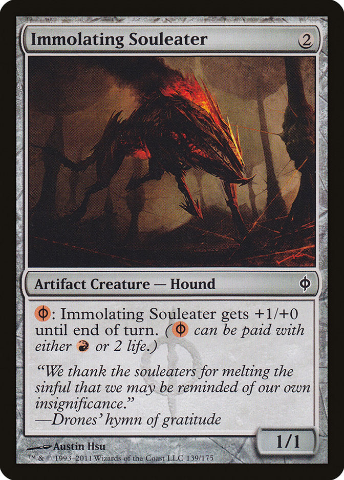 Immolating Souleater [New Phyrexia] Foil