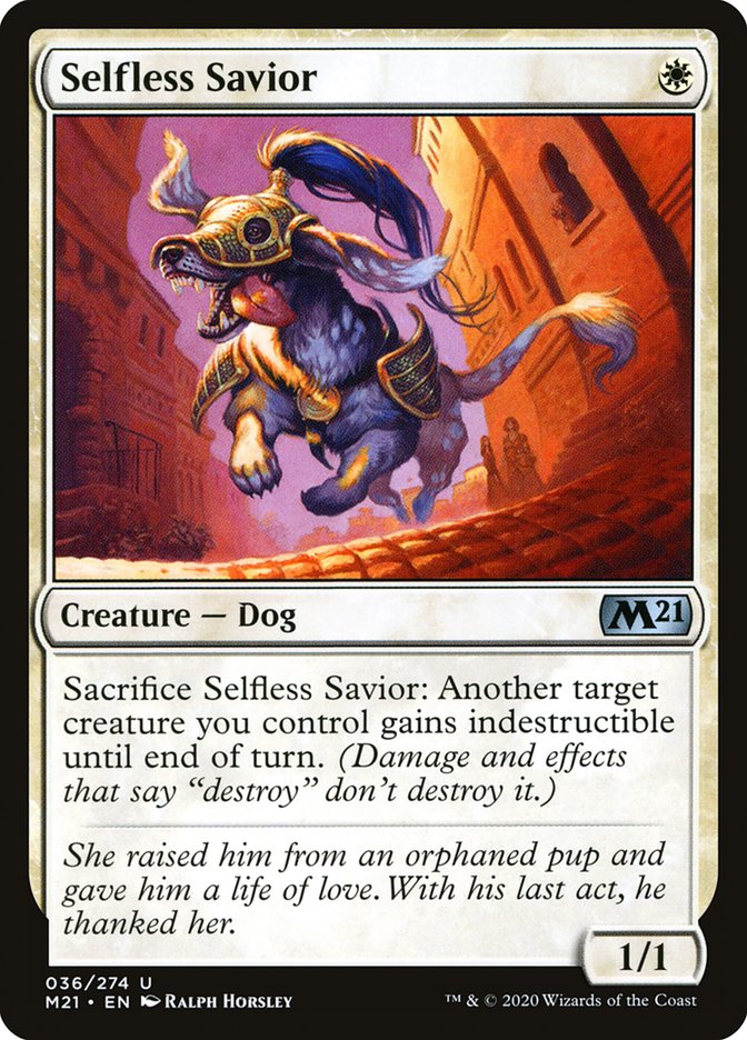 Selfless Savior [Core Set 2021] Foil
