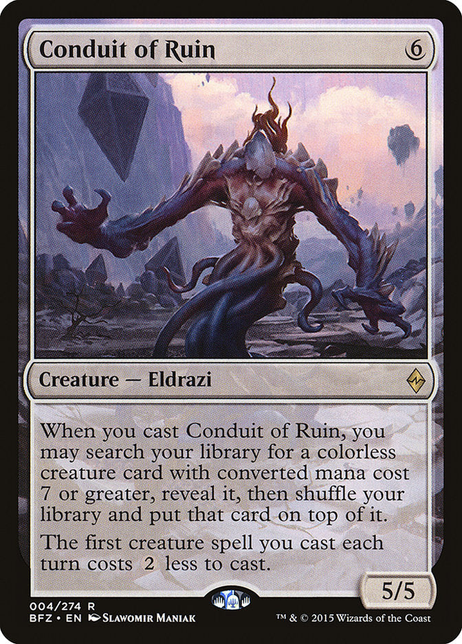 Conduit of Ruin [Battle for Zendikar] Foil