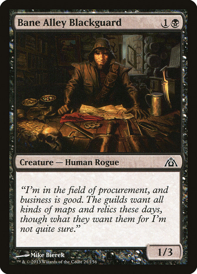 Bane Alley Blackguard [Dragon's Maze] Foil