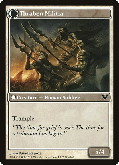 Thraben Sentry // Thraben Militia [Innistrad] Foil