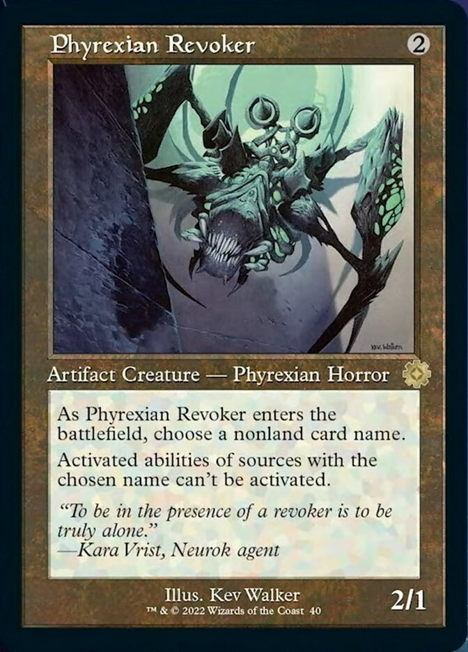 Phyrexian Revoker (Retro) [The Brothers' War Retro Artifacts] Foil