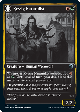Kessig Naturalist // Lord of the Ulvenwald [Innistrad: Double Feature] Foil