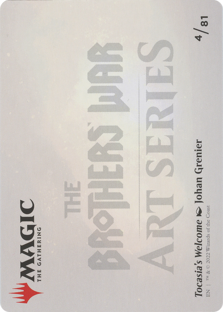 Tocasia's Welcome // Tocasia's Welcome  [The Brothers' War Art Series] (Borderless) Foil