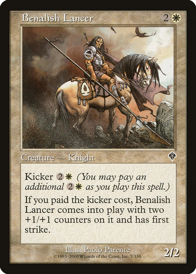 Benalish Lancer [Invasion] Foil