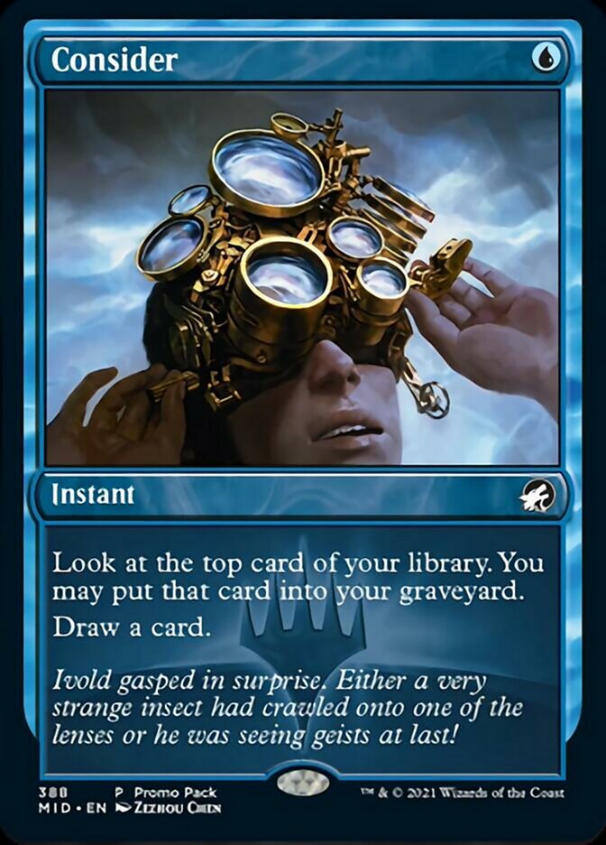 Consider (Promo Pack) [Innistrad: Midnight Hunt Promos] Foil