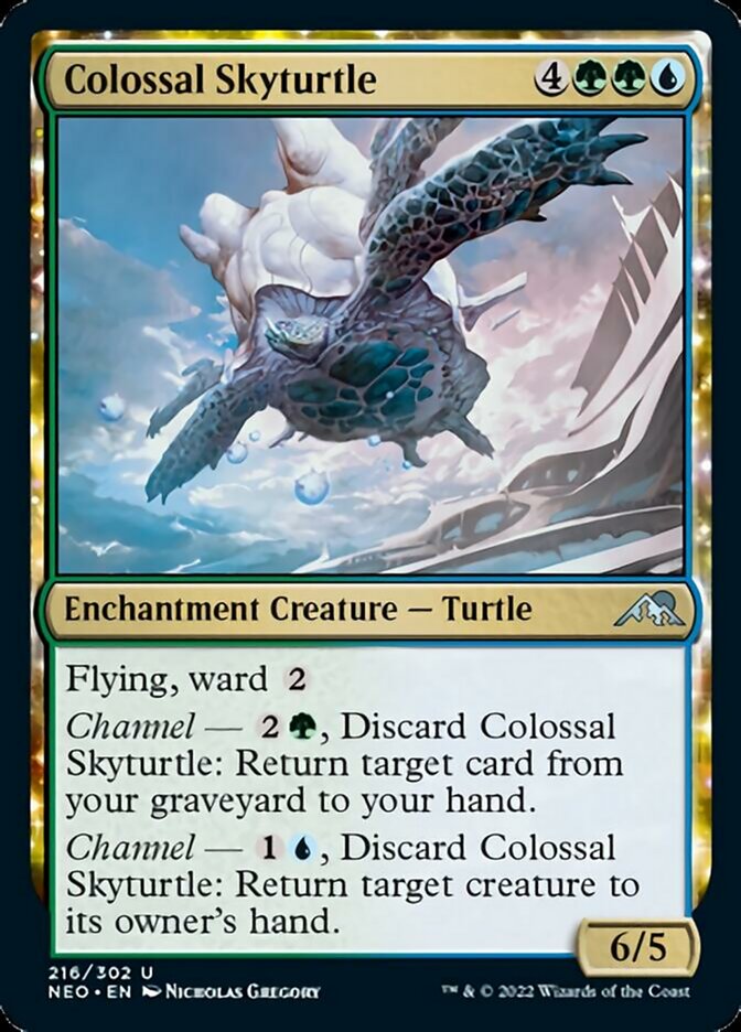 Colossal Skyturtle [Kamigawa: Neon Dynasty] Foil