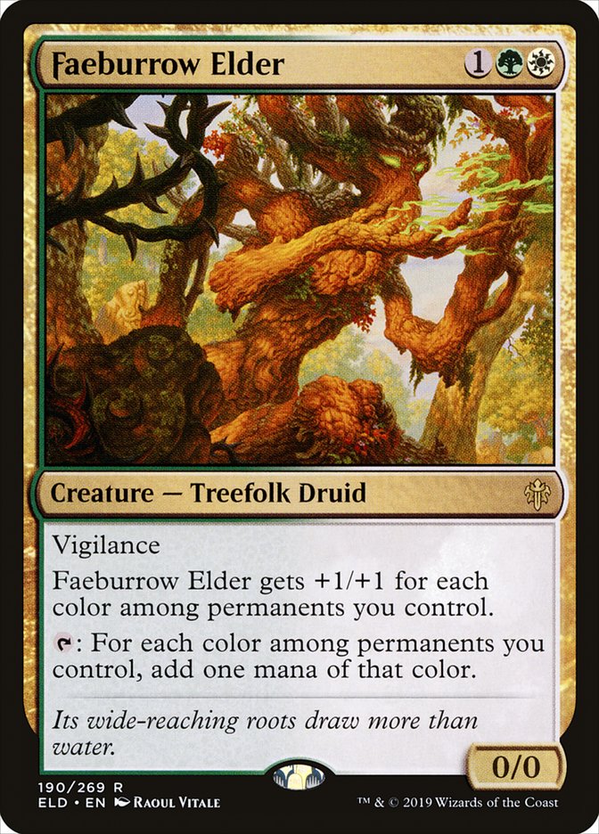 Faeburrow Elder [Throne of Eldraine] Foil