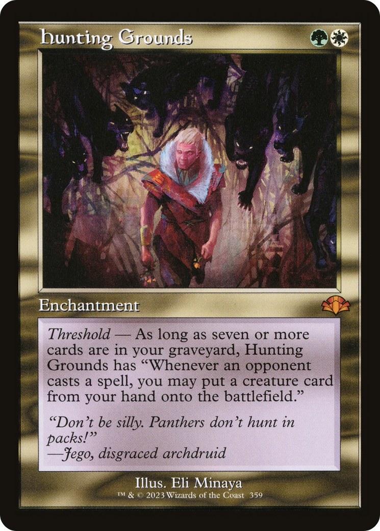 Hunting Grounds (Retro) [Dominaria Remastered] Foil