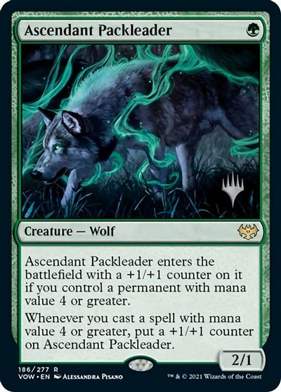 Ascendant Packleader (Promo Pack) [Innistrad: Crimson Vow Promos] Foil