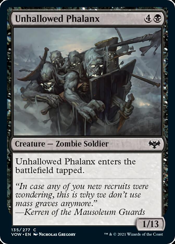 Unhallowed Phalanx [Innistrad: Crimson Vow] Foil