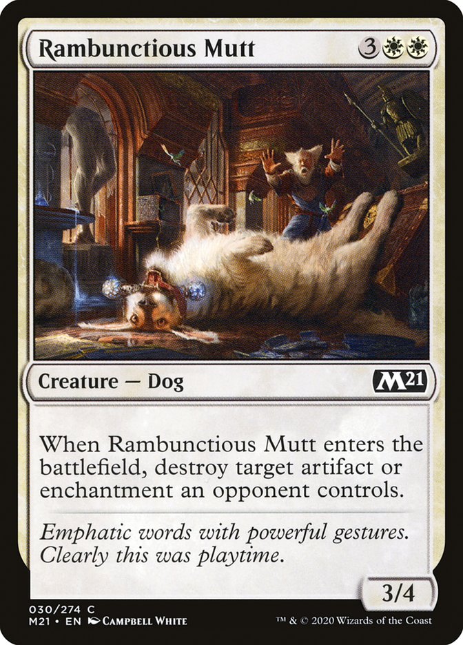 Rambunctious Mutt [Core Set 2021] Foil
