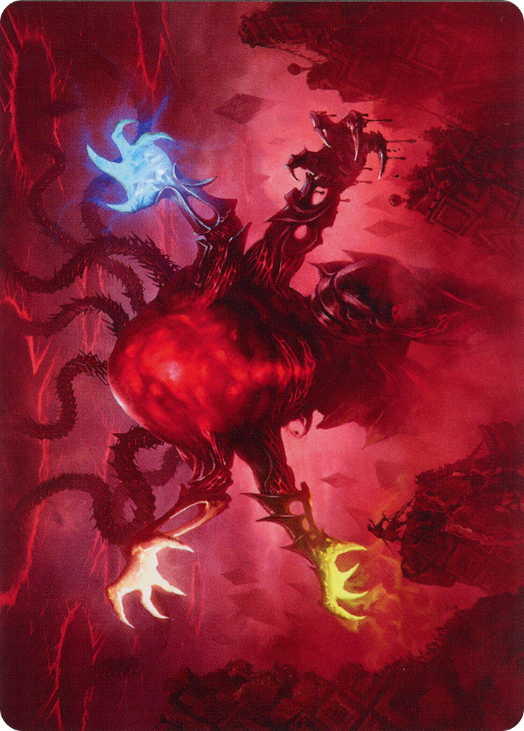 Omnath, Locus of All // Omnath, Locus of All  [March of the Machine Art Series] (Borderless)