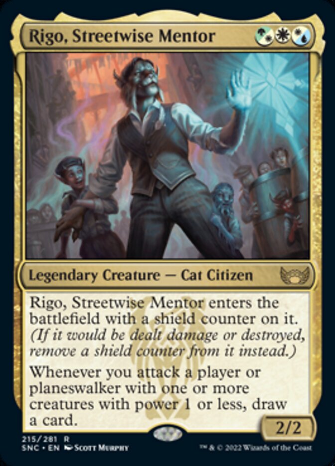 Rigo, Streetwise Mentor [Streets of New Capenna] Foil