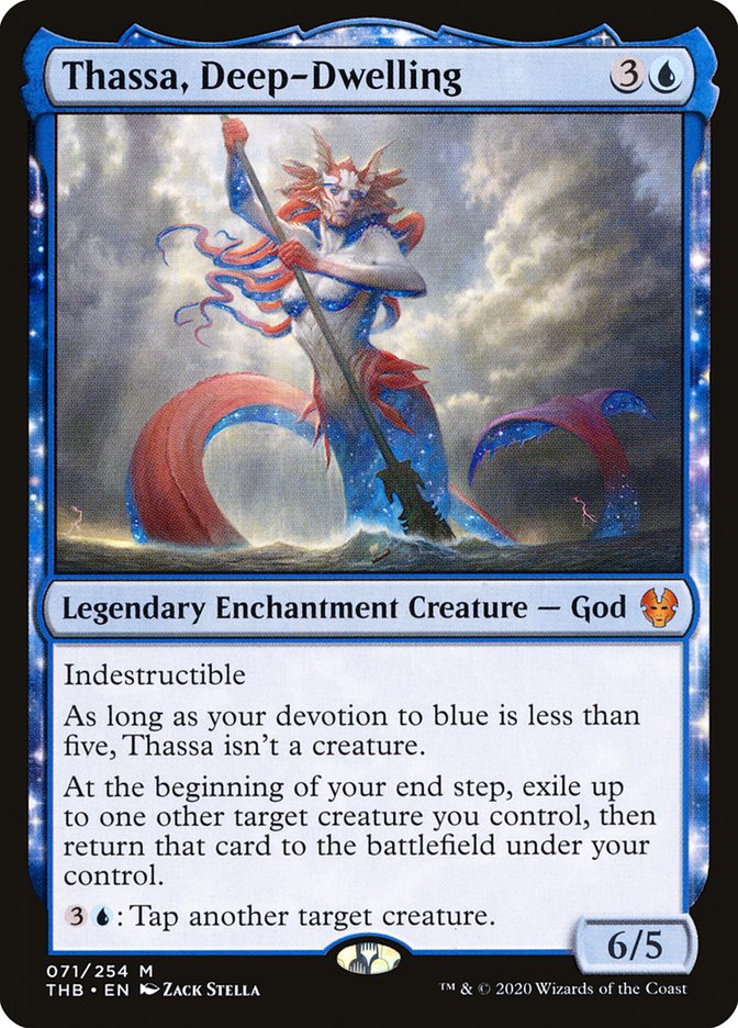 Thassa, Deep-Dwelling [Theros Beyond Death] Foil