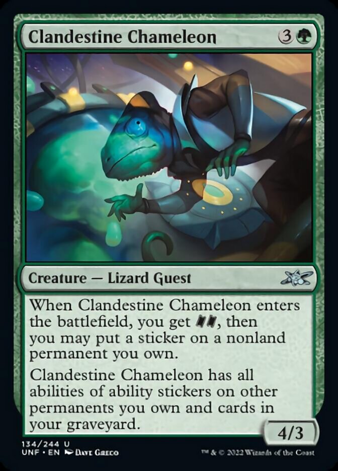 Clandestine Chameleon [Unfinity] Foil