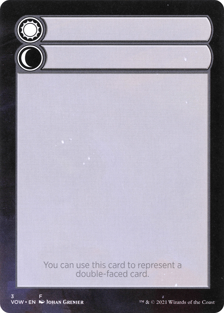 Double-Faced Substitute Card  [Innistrad: Crimson Vow Substitute Cards] (Borderless)