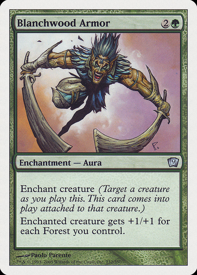Blanchwood Armor [Ninth Edition] Foil