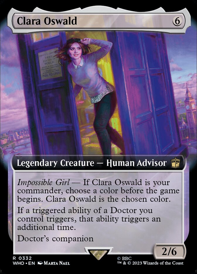 Clara Oswald (Extended Art) [Doctor Who] Foil