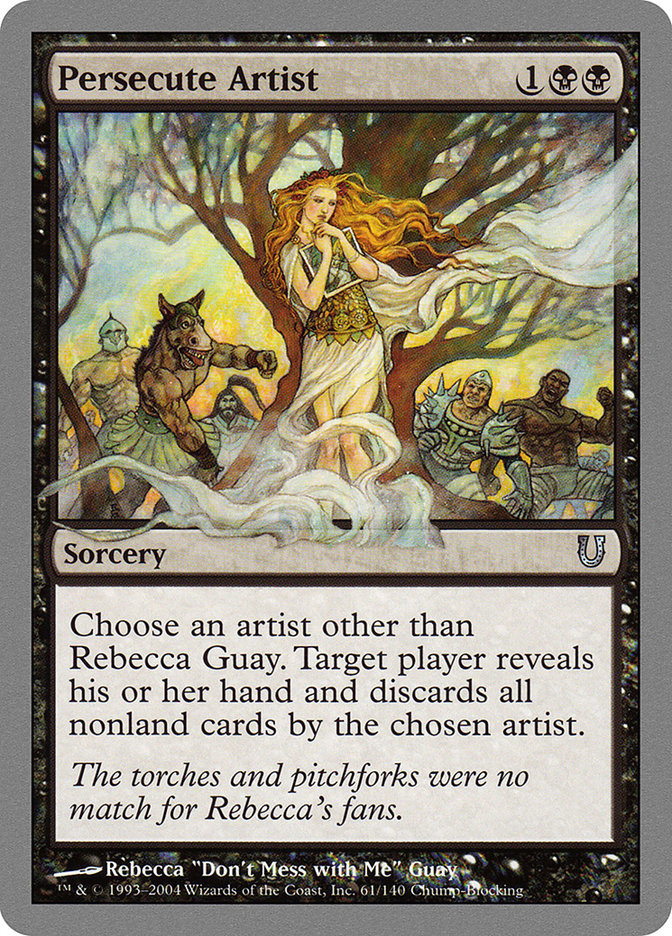 Persecute Artist [Unhinged] Foil