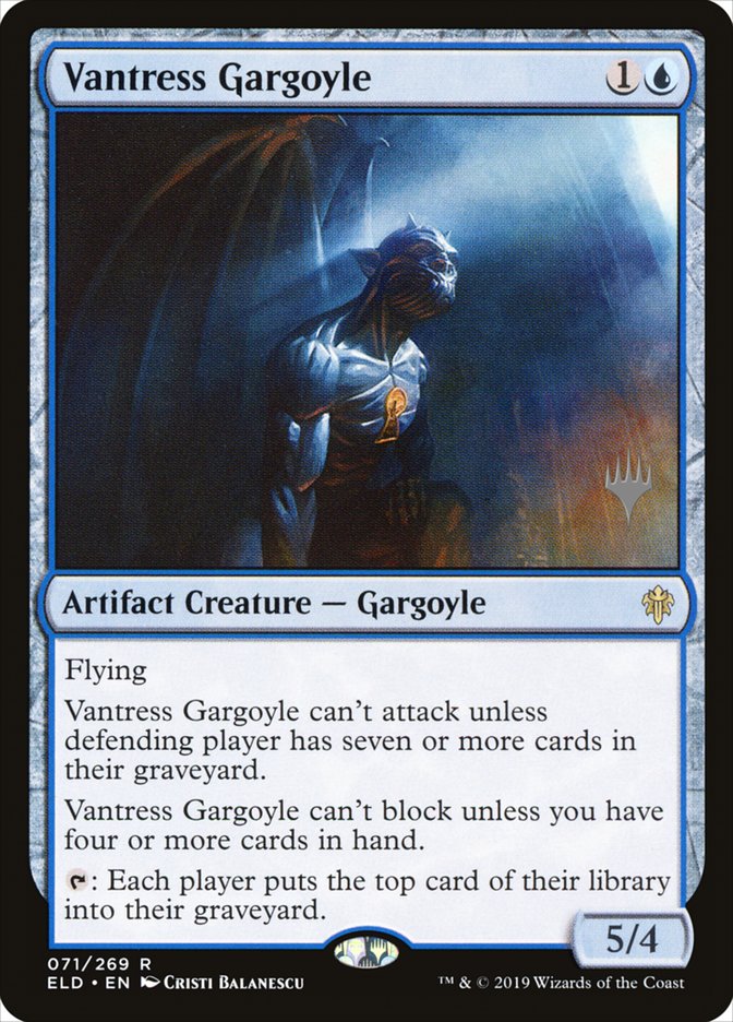 Vantress Gargoyle (Promo Pack) [Throne of Eldraine Promos] Foil