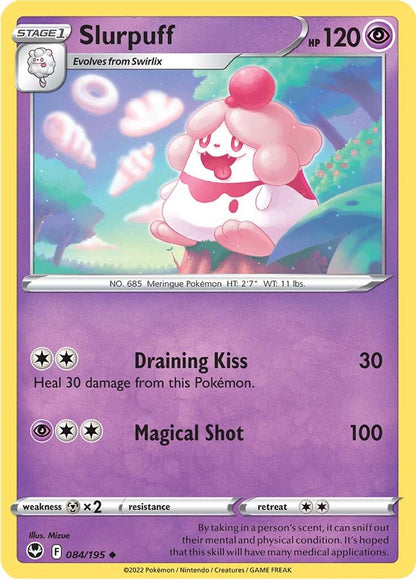 Slurpuff (084/195) [Sword & Shield: Silver Tempest] Reverse Holofoil