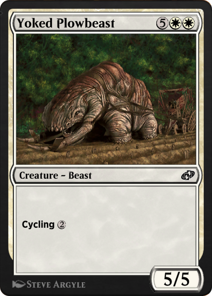 Yoked Plowbeast  [Jumpstart: Historic Horizons]