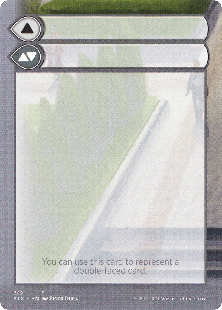 Double-Faced Substitute Card  [Strixhaven: School of Mages Substitute Cards] (Borderless)