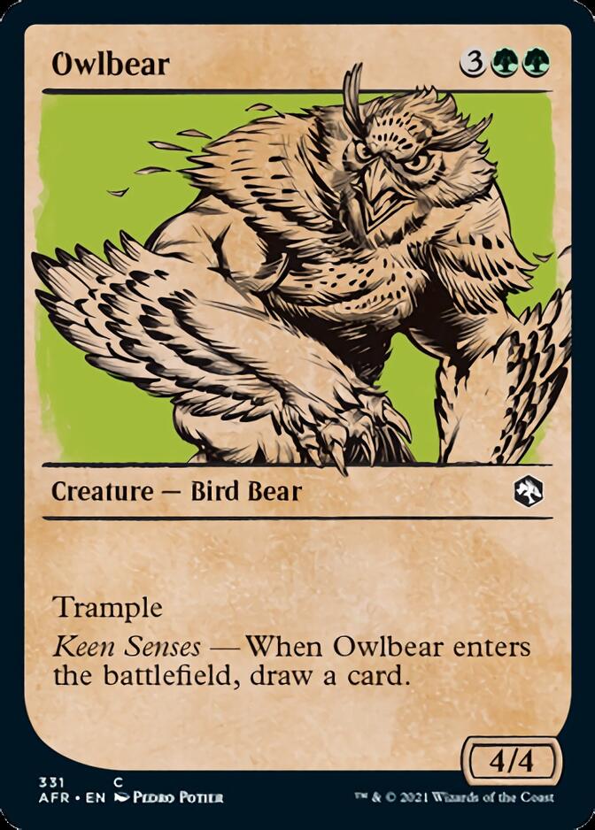 Owlbear (Showcase) [Dungeons & Dragons: Adventures in the Forgotten Realms] Foil